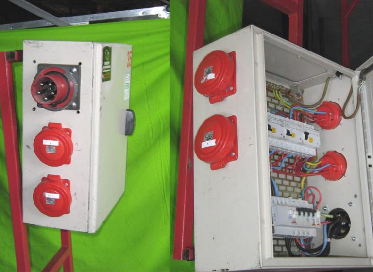 Armoire électrique 63Ampères / 4 x 32Ampères