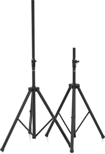 pied enceinte noir