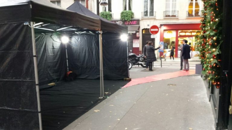 Tente noire pliable 3x3