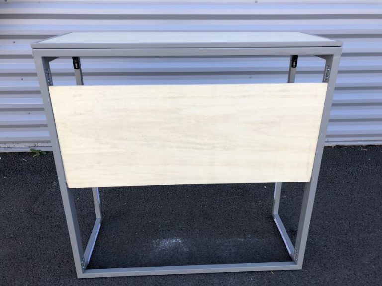 comptoire pliable ouvert